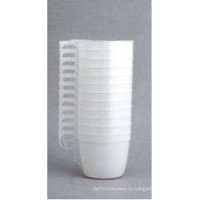 U-образная пластиковая чашка для кофе с ручкой 6 унций / 180 мл
